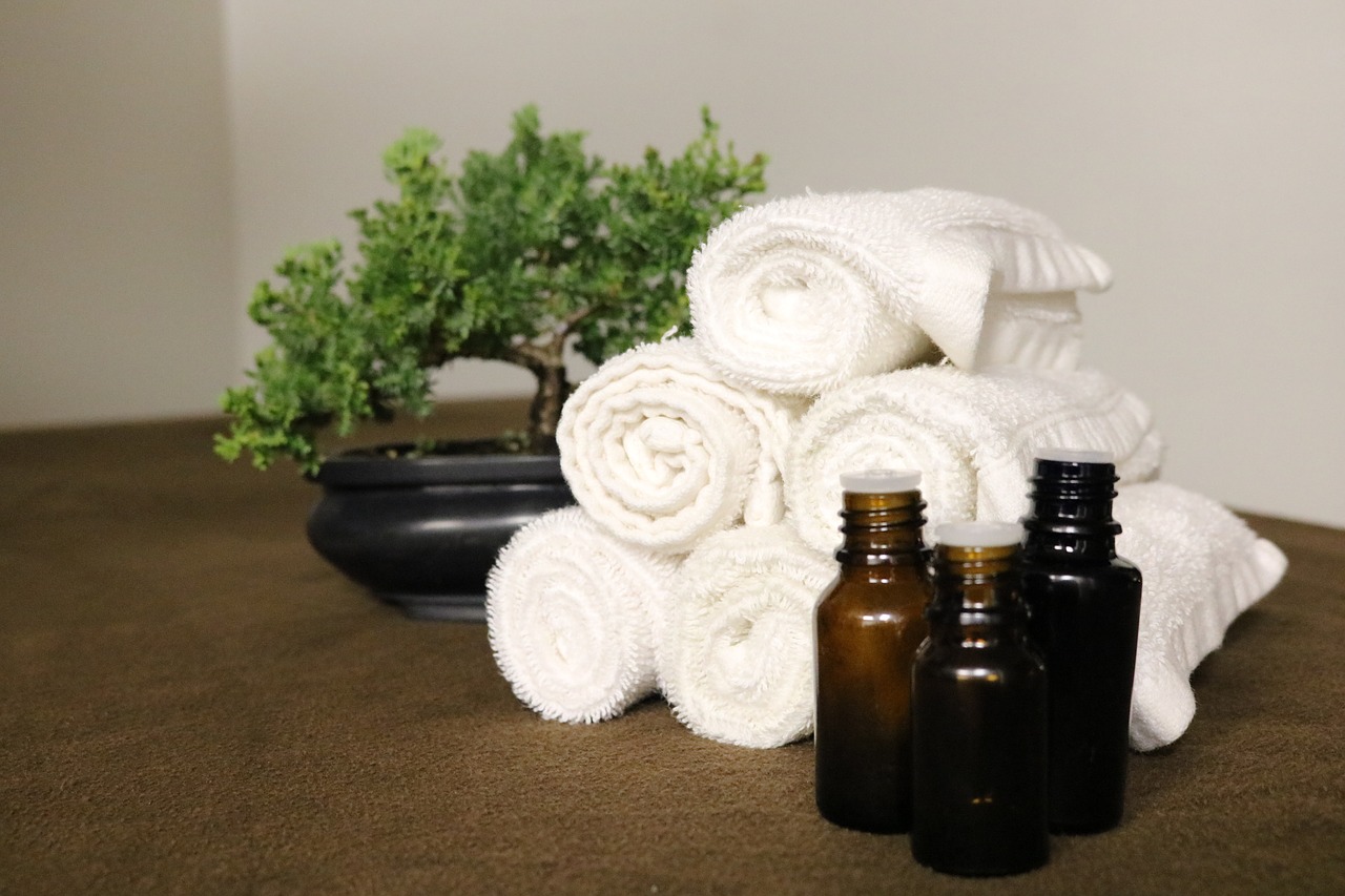 Hot towels & Aromatherapy oils - Massage Therapy